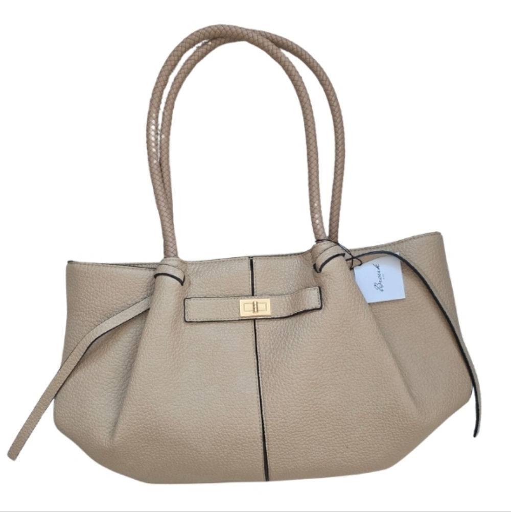 Chic Beige Women's Shoulder Bag